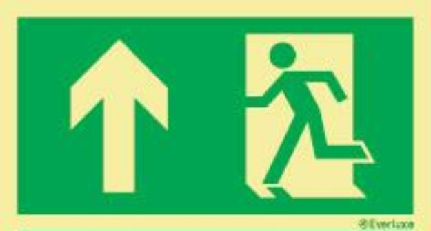 VERVALLEN Low location lighting, self-adhesive photoluminesc